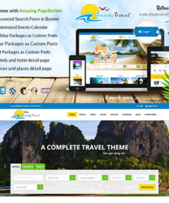 Trendy Travel – Tour, Travel & Travel Agency Theme