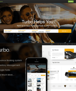 Turbo – Car Rental System WordPress Theme