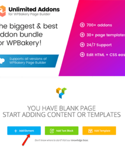 Unlimited Addons for WPBakery Page Builder (tên cũ: Visual Composer)