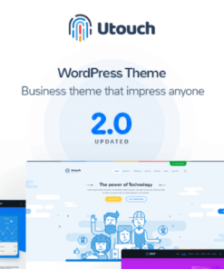 Utouch – Startup Business and Digital Technology WordPress Theme