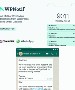 WPNotif: WordPress SMS & WhatsApp Message Notifications