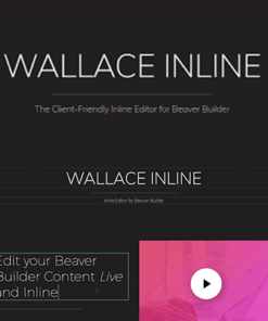 Wallace Inline – Front-end content editor for Beaver Builder