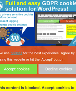 WeePie Cookie Allow – Complete GDPR Cookie Consent Solution for WordPress