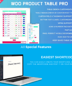 Woo Product Table Pro – WooCommerce Product Table view solution