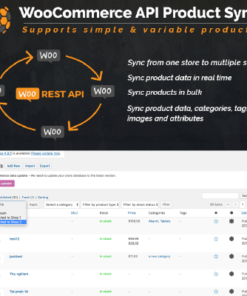 WooCommerce to WooCommerce Product Synchronization Via API