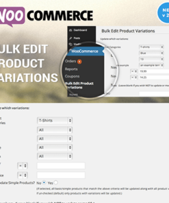 Woocommerce Bulk Edit Variable Products & Prices