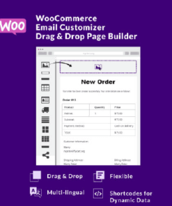 WooCommerce Email Customizer with Drag and Drop Email Builder