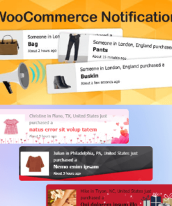 WooCommerce Notification | Boost Your Sales – Live Feed Sales – Recent Sales Popup – Upsells