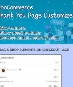 WooCommerce Thank You Page Customizer – Increase Customer Retention Rate – Boost Sales