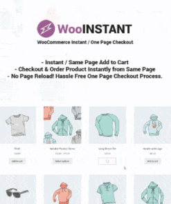 WooCommerce All in One Cart and Checkout | Side Cart, Popup Cart and One Click Checkout – Instantio