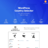 WordPress Country Selector
