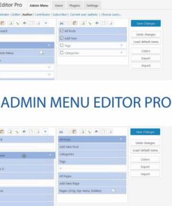 Admin Menu Editor Pro ( bao gồm addon)