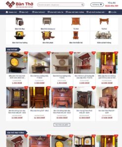 Giao Diện Website Bán Bàn Thờ