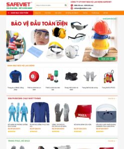 Giao Diện Website Bán Đồ Bảo Hộ Lao Động