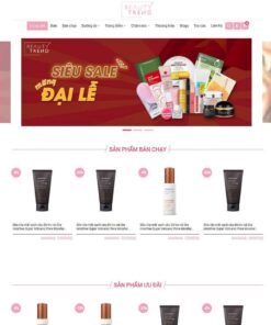 Giao Diện Website Shop Bán Mỹ Phẩm