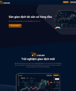 Giao Diện Website Giới Thiệu Sàn Giao Dịch Bo