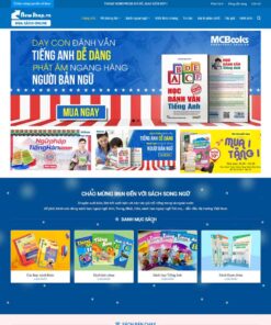 Giao Diện Website Shop Bán Sách, Ebook
