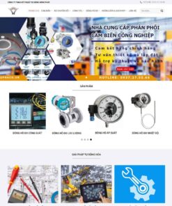 Giao Diện Website Công Ty Bán Cảm Biến Công Nghiệp