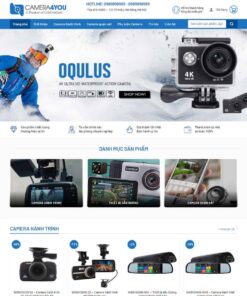 Giao Diện Website Shop Bán Camera 01
