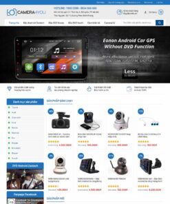 Giao Diện Website Shop Bán Camera 02