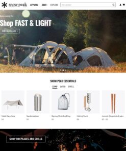 Giao Diện Website Bán Lều Du Lịch, Đồ Phượt Camping