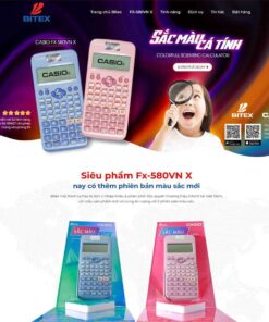 Giao Diện Website Bán Máy Tính Casio