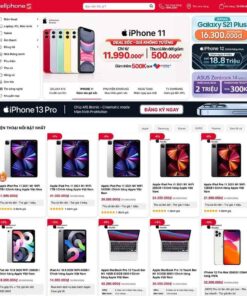 Giao Diện Website Bán Điện Thoại, Laptop, Phụ Kiện Giống Cellphones
