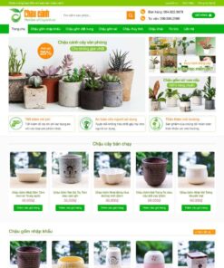 Giao Diện Website Bán Chậu Cây Cảnh Văn Phòng