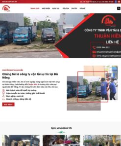 Giao Diện Website Dịch Vụ Chuyển Nhà