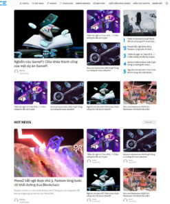 Giao Diện Website Tin Tức Bitcoin, Crypto 02
