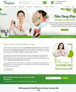 Giao Diện Website Công Ty Dược Phẩm