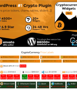 Cryptocurrency Widgets Pro – WordPress Crypto Plugin