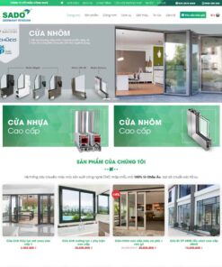 Giao Diện Website Công Ty Nhôm Kính 01
