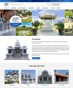 Giao Diện Website Cơ Sở Đá Mỹ Nghệ