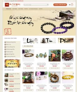 Giao Diện Website Đá Quý, Vật Phẩm Phong Thủy 01