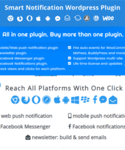 Smart Notification WordPress Plugin Web & Mobile Push, FB Messenger, FB Notifications & Newsletter