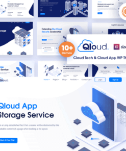 Qloud – Cloud Computing, Apps & Server WordPress Theme