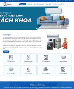 Giao Diện Website Dịch Vụ Sửa Chữa Điện Lạnh