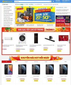 Giao Diện Website Điện Máy Xanh