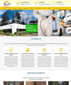 Giao Diện Website Diệt Côn Trùng
