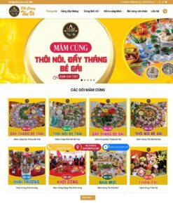 Giao Diện Website Đồ Cúng