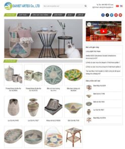 Giao Diện Website Đồ Mỹ Nghệ