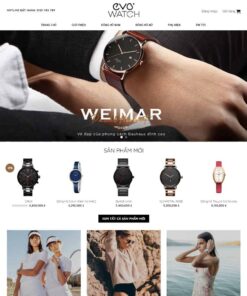 Giao Diện Website Bán Đồng Hồ, Thời Trang