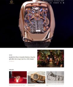Giao Diện Website Bán Đồng Hồ Cao Cấp 02
