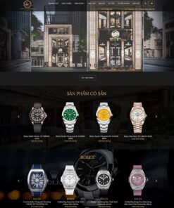 Giao Diện Website Bán Đồng Hồ Cao Cấp 03