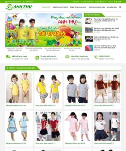 Giao Diện Website Dịch Vụ Đồng Phục