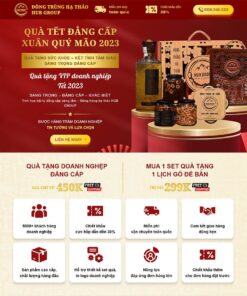 Giao Diện Website Landing Page Đông Trùng Hạ Thảo