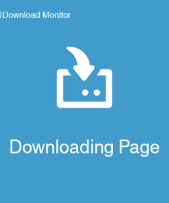 Download Monitor Downloading Page