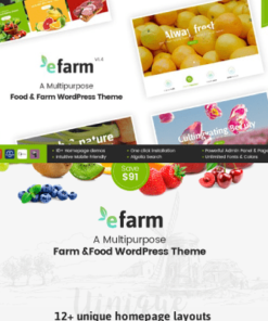 eFarm – A Multipurpose Food & Farm WordPress Theme