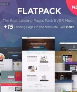 FLATPACK – Landing Pages Pack With Page Builder